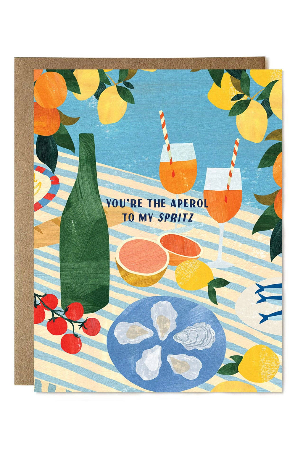 you're the aperol to my spritz card