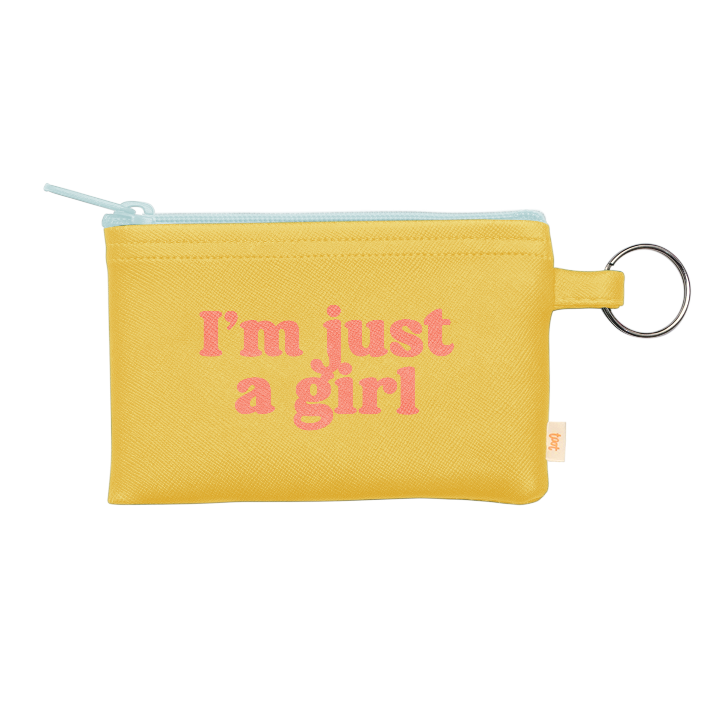 colorblock penny key ring