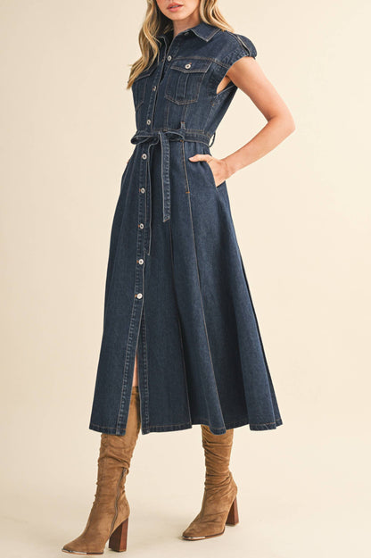 dakota dress - dark denim