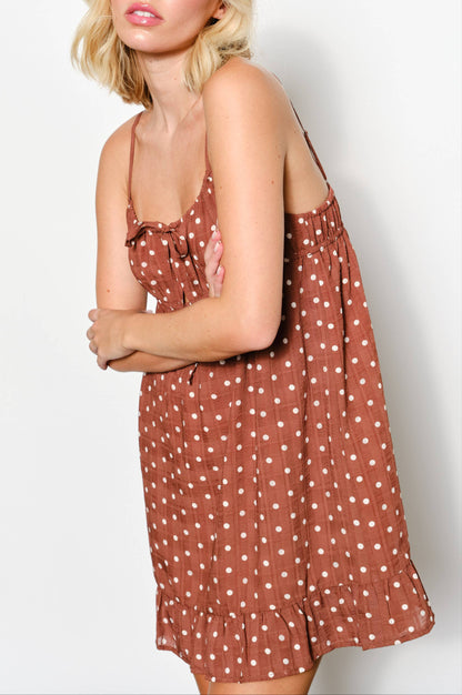 jade dress - brown
