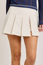 kimber skort - cream (FINAL SALE)