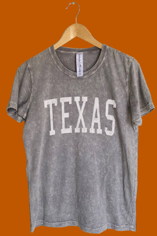 texas mineral wash tee - grey
