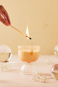 coupe candle - rosé