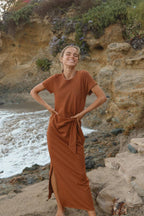 anastasia dress - mocha (FINAL SALE)