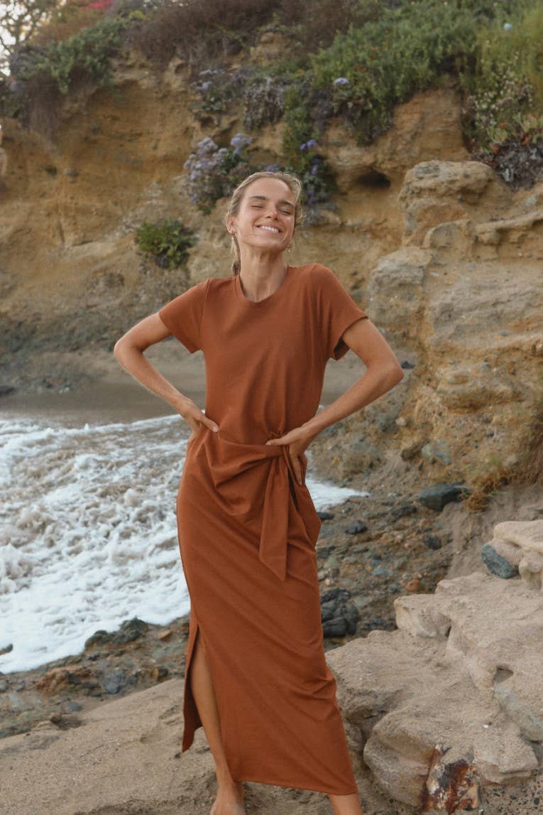anastasia dress - mocha (FINAL SALE)