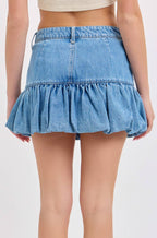 emory skirt - mid wash (FINAL SALE)