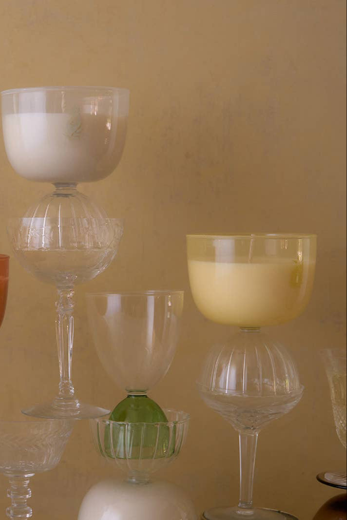 coupe candle - prosecco