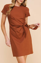 renee dress - mocha (FINAL SALE)