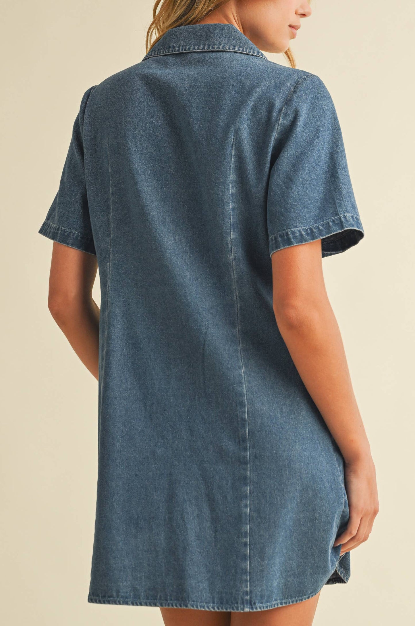 gracie dress  - denim