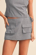 maeve skort - indigo