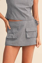 maeve skort - indigo