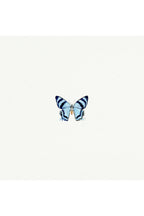 tiny watercolor print - blue butterfly