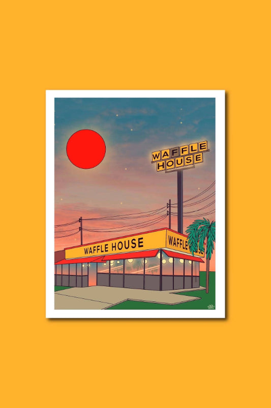 waffle house print