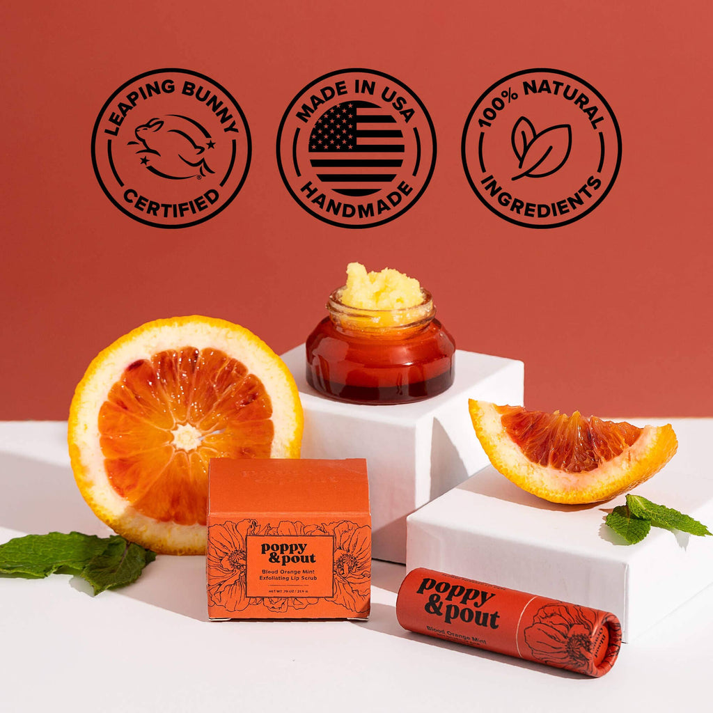blood orange mint lip balm