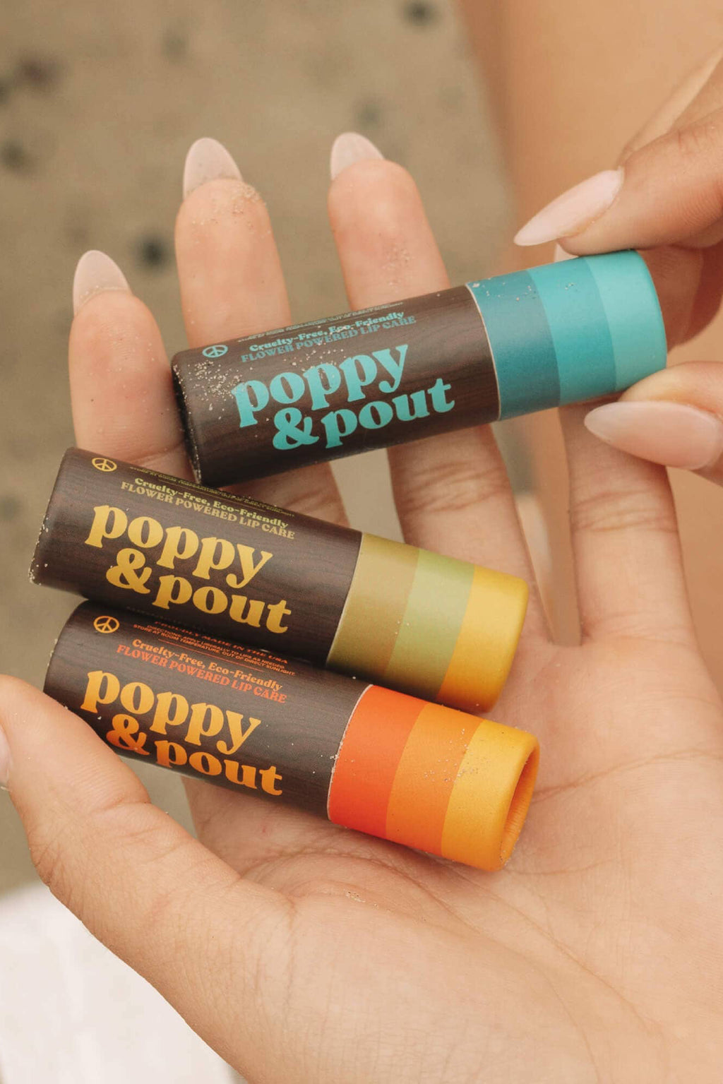 retro surf lip balm - midnight mint