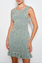 alexandria dress - forrest green