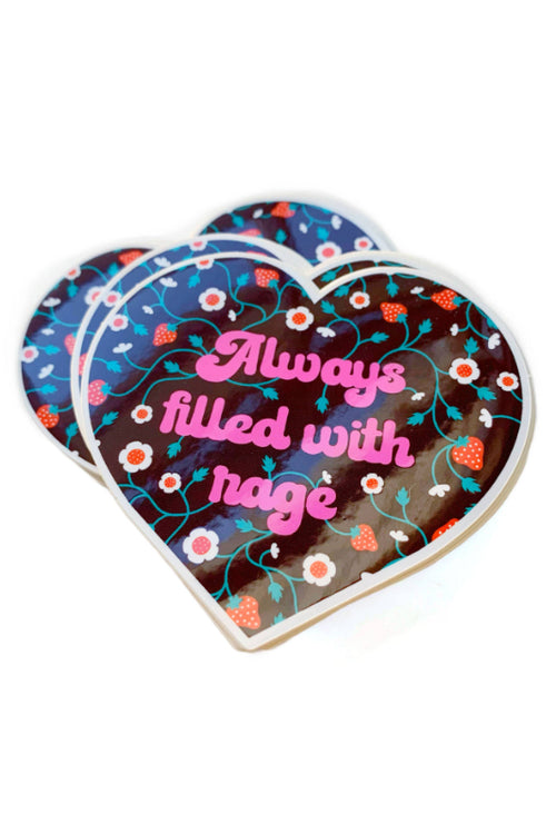 always filled with rage sticker