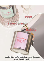 sucrefleur | rose, sweet cream, and champagne candle (FINAL SALE)