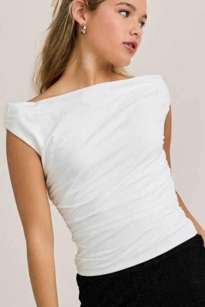 zara top - white