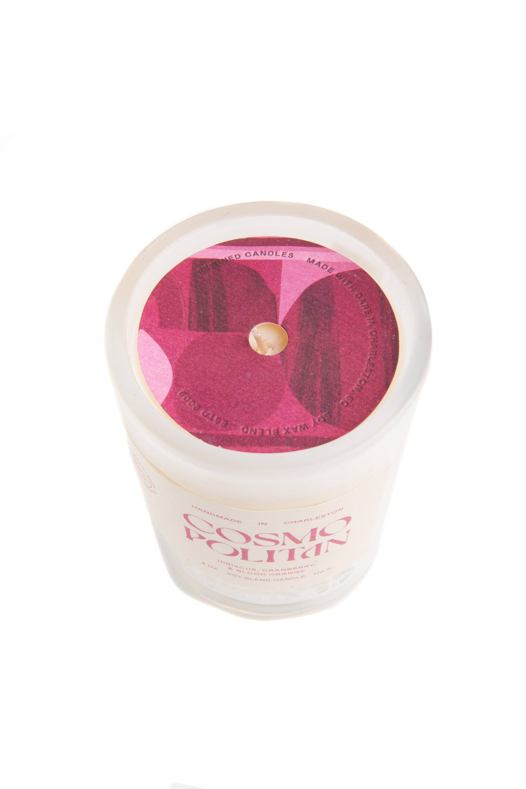 cocktail candle - cosmopolitan