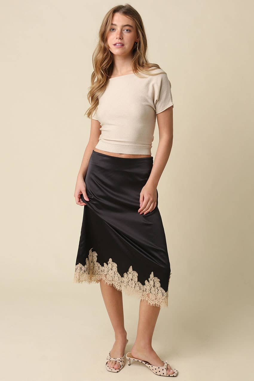 lois skirt  - black