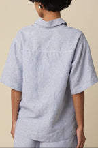 alison blouse - denim