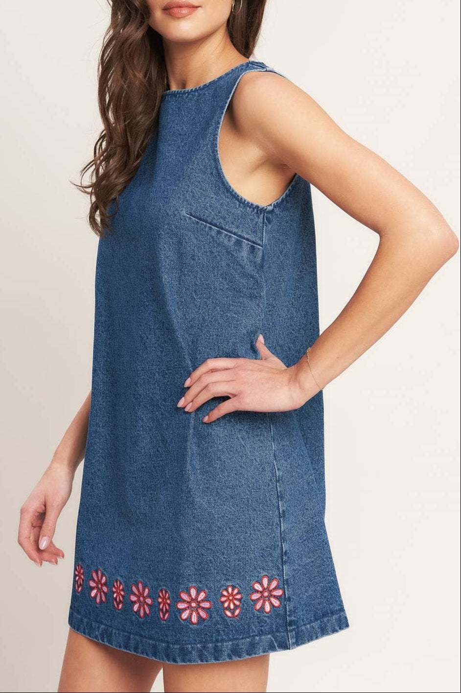 sabrina dress - indigo