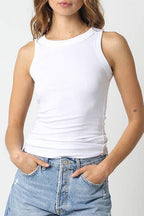 dean tank top - white