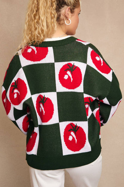 roma cardigan - green