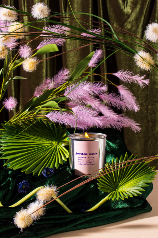 jardin noir | saffron, cedar, leather candle