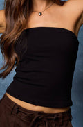 kamryn tube top - black (FINAL SALE)