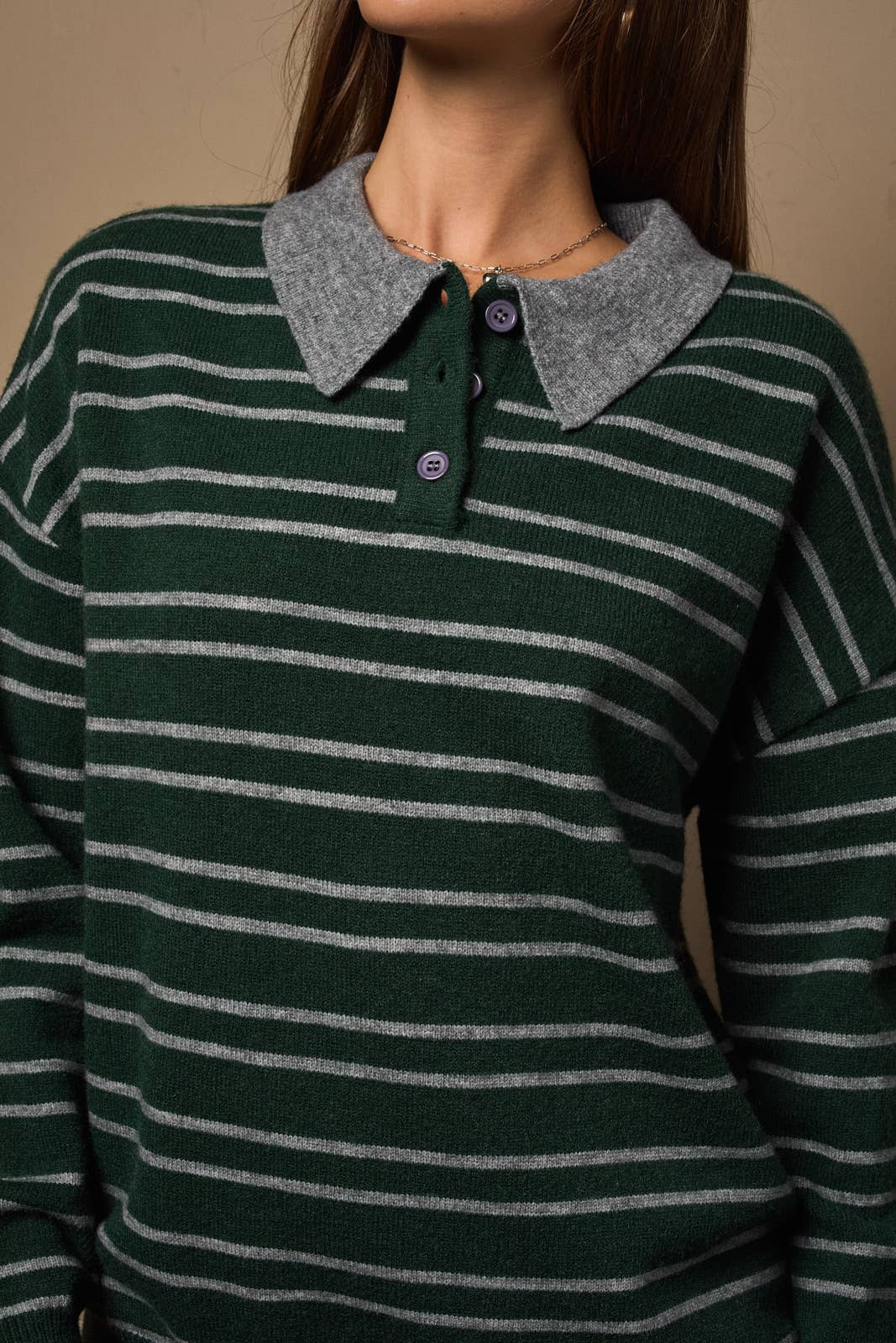 kaillie sweater - hunter green