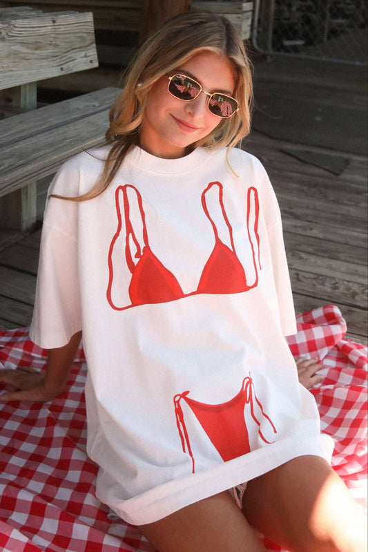 bikini tee - white