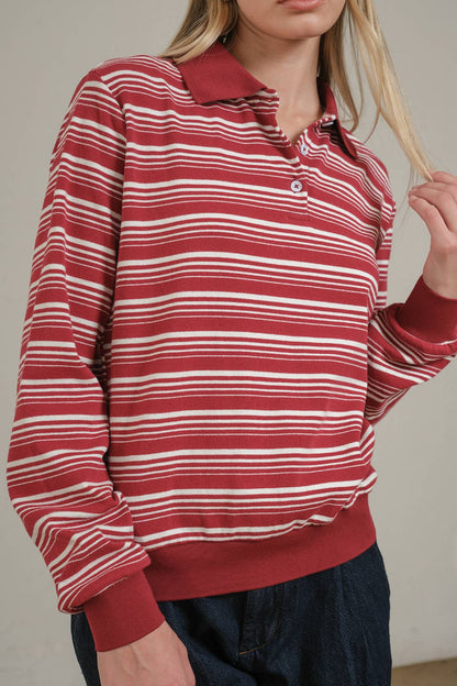 hanna polo – burgundy