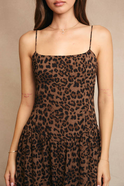 lettie dress - brown