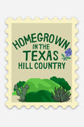 homegrown in the texas hill country sticker