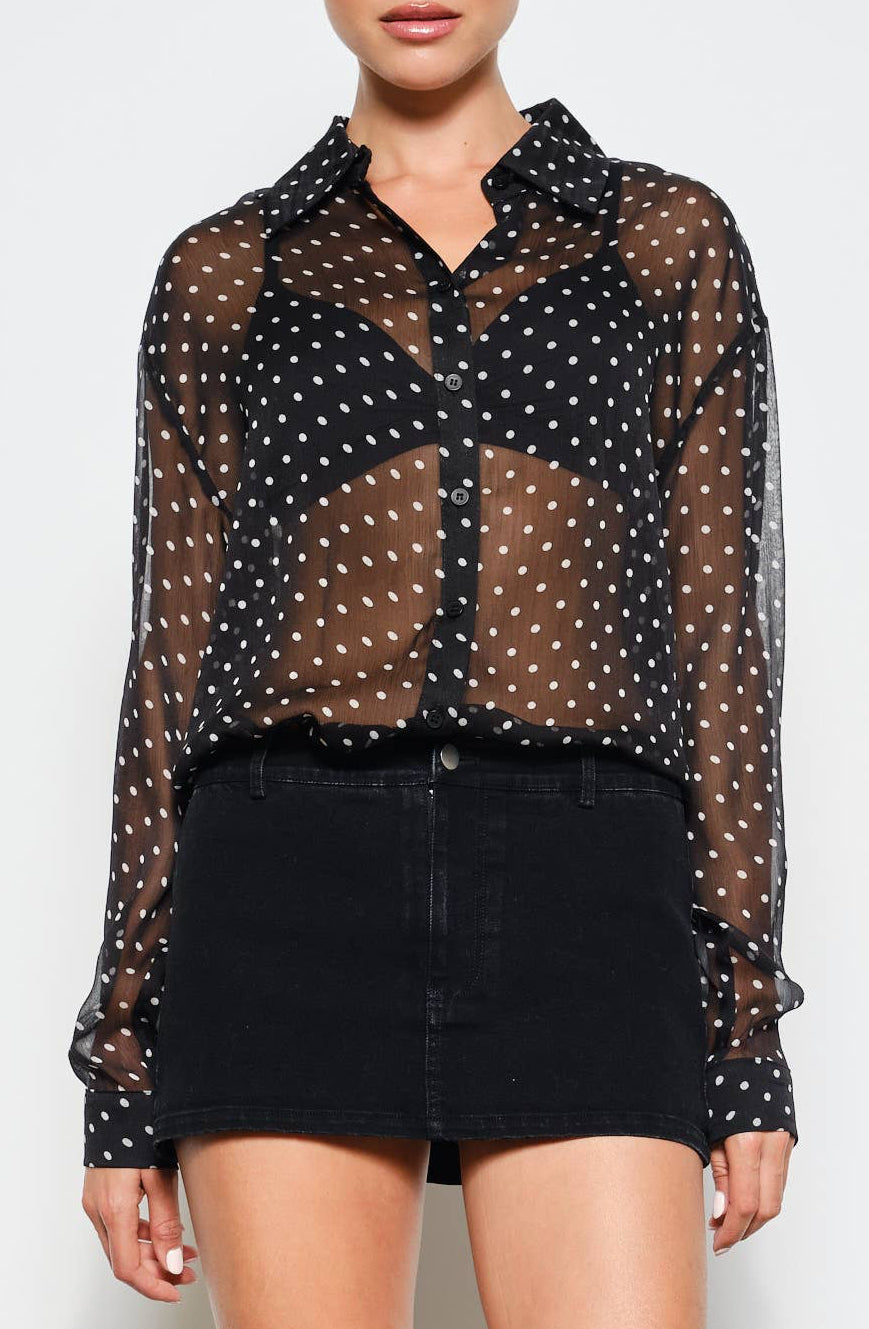 cecilia blouse - black