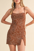carter dress - brown
