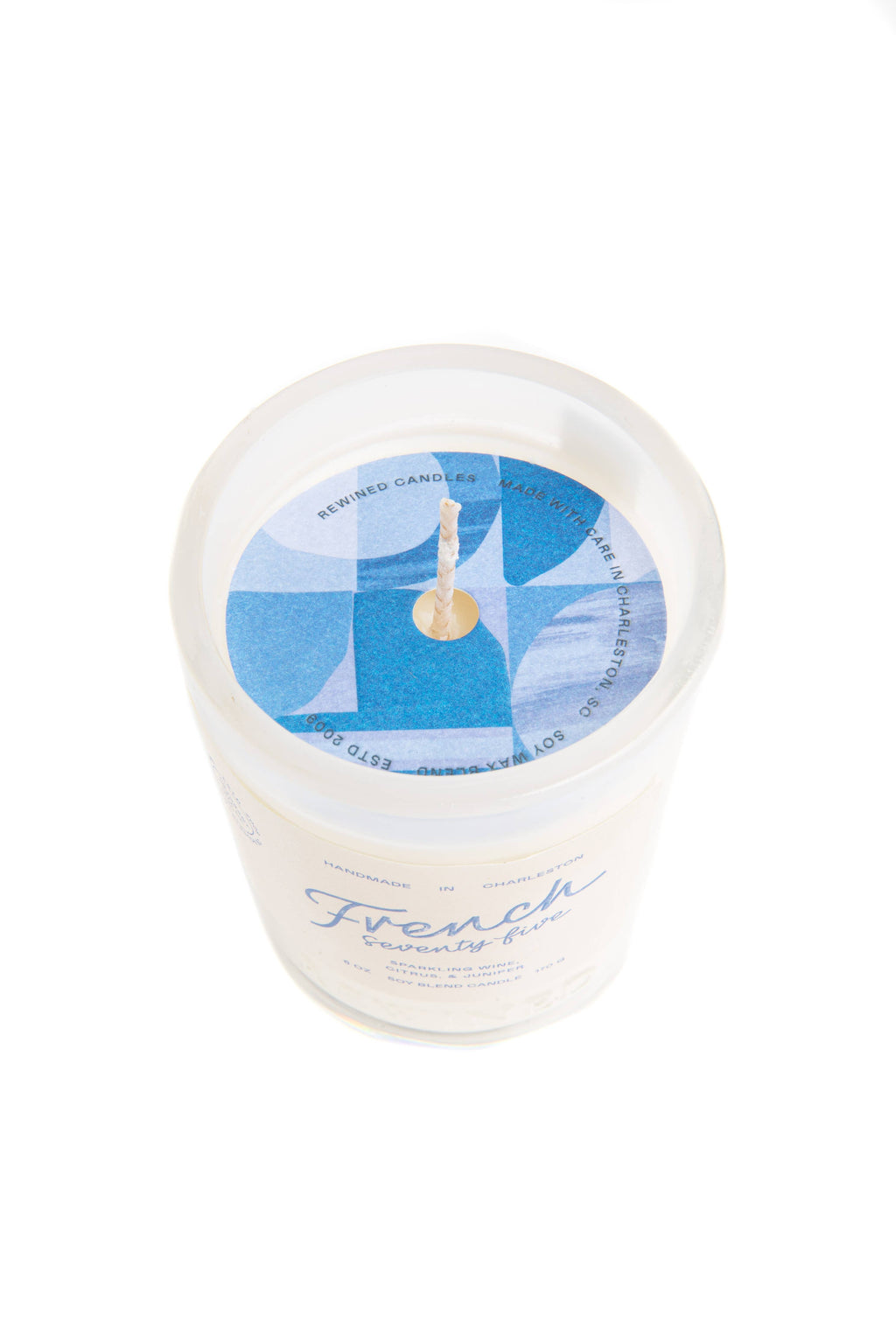 cocktail candle - french 75
