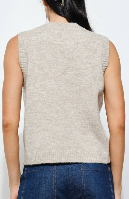 savvy vest - tan