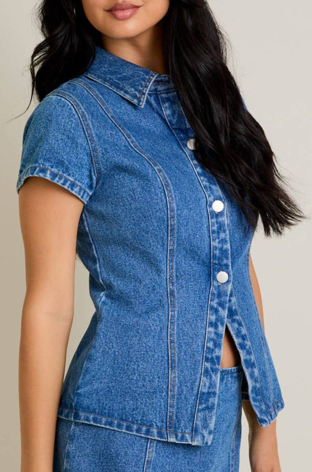 sawyer top - denim