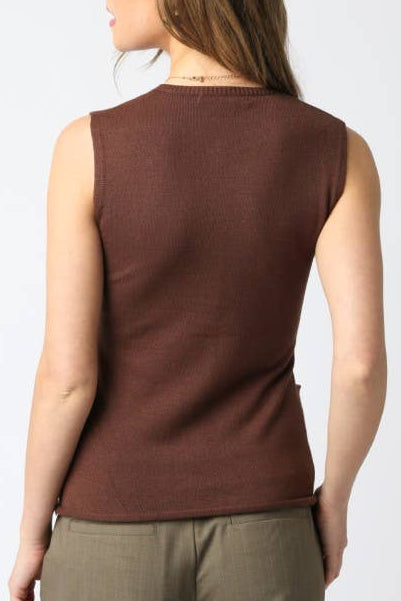 mila top - brown