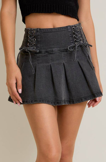 hayden skirt - charcoal
