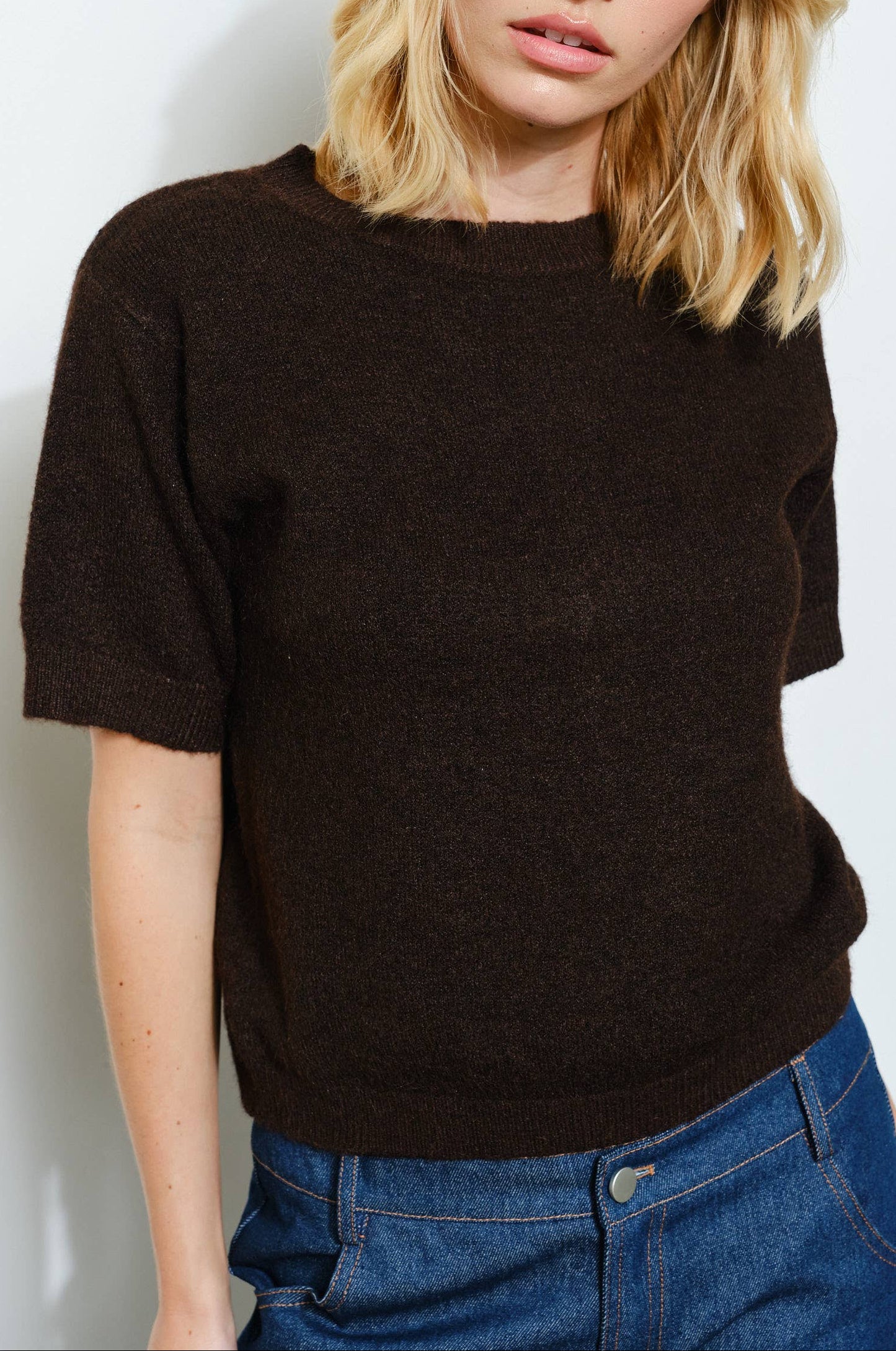 adri sweater - chocolate