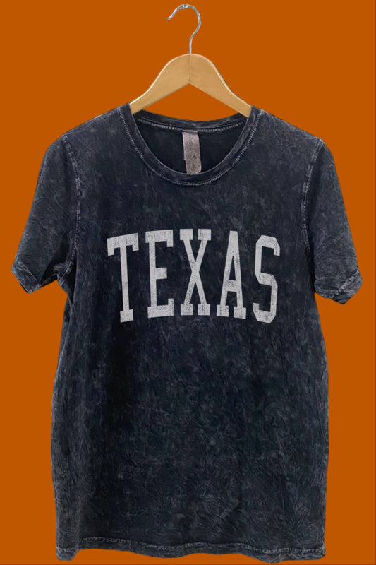 texas mineral wash tee - black