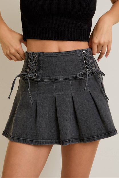 hayden skirt - charcoal