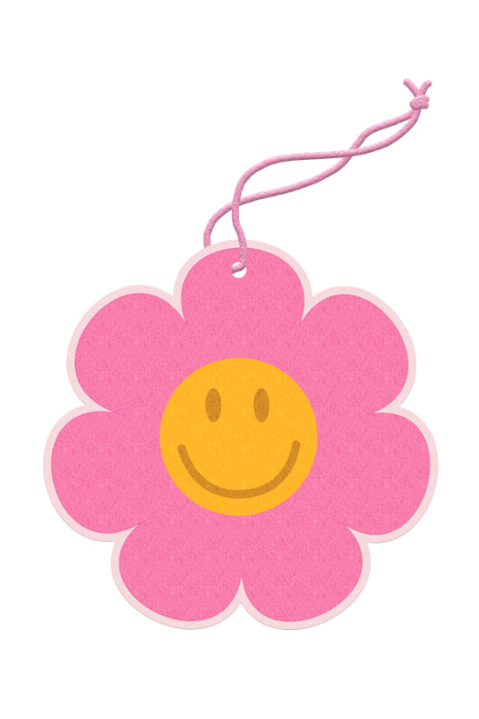 air freshener - smiley flower