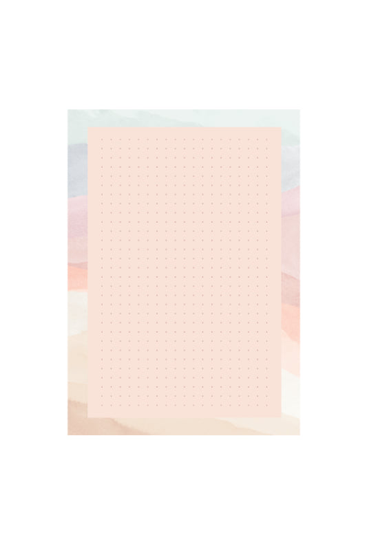 small tearaway notepad - sunset stripes