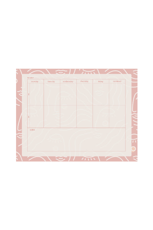 large tearaway notepad - zen ladies (FINAL SALE)