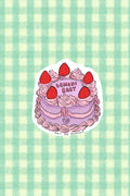zodiac cake sticker - gemini